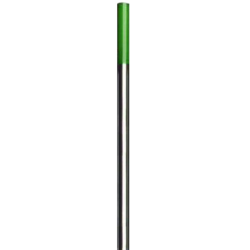 10 elettrodi al tungsteno verdi 175 mm per saldatura TIG alluminio