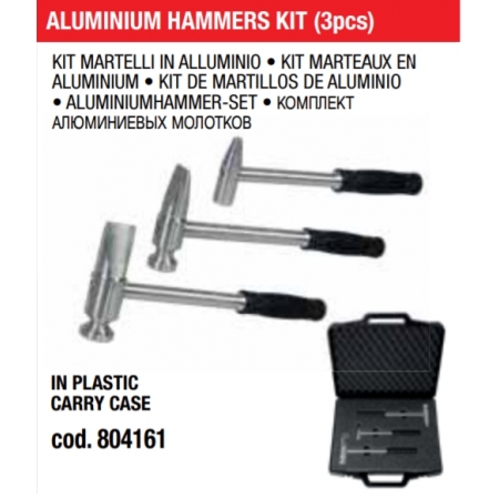 Kit de martillos de aluminio Telwin