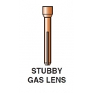 Pinza serra elettrodo STUBBY gas lens 17 - 18 - 26