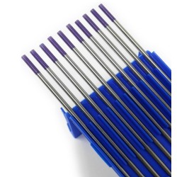 10 elettrodi Tungsteno ceriato grigio per saldatura TIG acciaio-acciaio inox lunghezza 175 mm