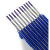 10 elettrodi Tungsteno ceriato grigio per saldatura TIG acciaio-acciaio inox lunghezza 175 mm