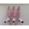 5 ugelli ceramici GAS LENS per torcia Tig 17 - 18 - 26