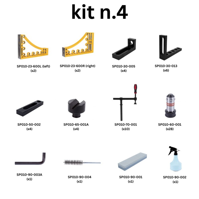 Kit N.4 per banco per saldatura fori 28mm -  2 865,78 €