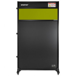 Schermo 1100x2000 con finestra di visualizzazione e connettore per celle di saldatura laser