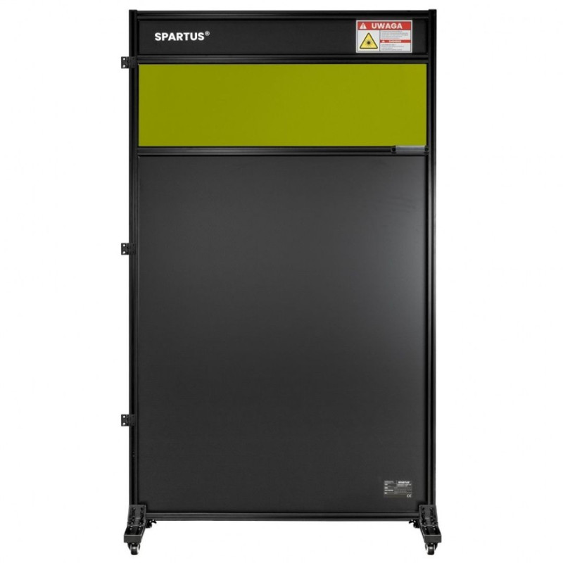 Schermo 1100x2000 con finestra di visualizzazione e connettore per celle di saldatura laser