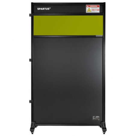 Schermo 1100x2000 con finestra di visualizzazione e connettore per celle di saldatura laser