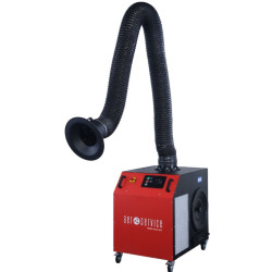 Aspiratore carrellato per fumi di saldatura MONO PLUS W3 con braccio articolato Armoflex 2 metri