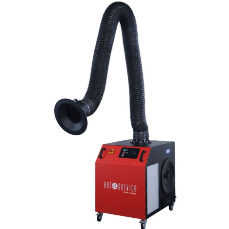 Aspiratore carrellato per fumi di saldatura MONO PLUS W3 con braccio articolato Armoflex 2 metri