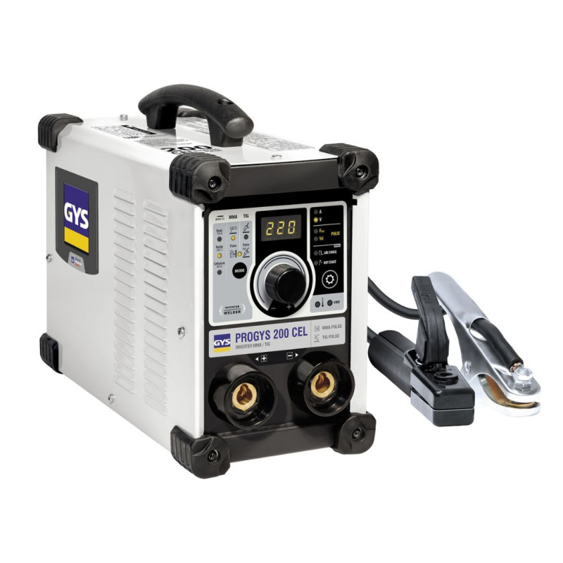 GYS Progys 200 CEL | Saldatrice Inverter MMA e TIG DC Lift