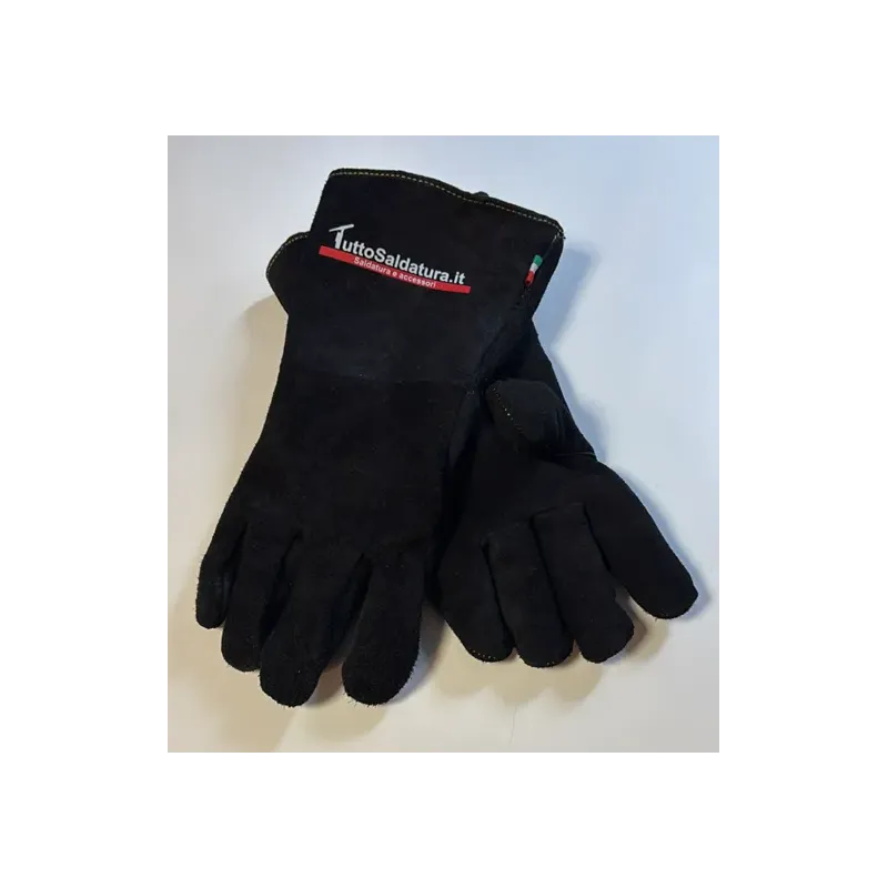 Guanti Black in pelle crosta TUTTOSALDATURA, taglia 10