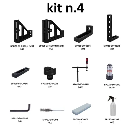 Kit N.4 per banco per saldatura fori 28mm -  2 865,78 €