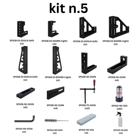 Kit N.5 per banco per saldatura fori 28mm - 3,789.00