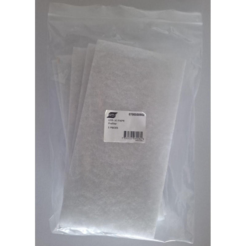 Pack de 5 prefiltros para el EPR-X1.1 para soldadura profesional